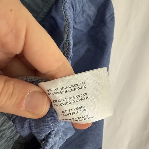 New Eddie Bauer Shorts Men's Large Blue Drawstring Pull On Pockets Athletic - Picture 5 of 9